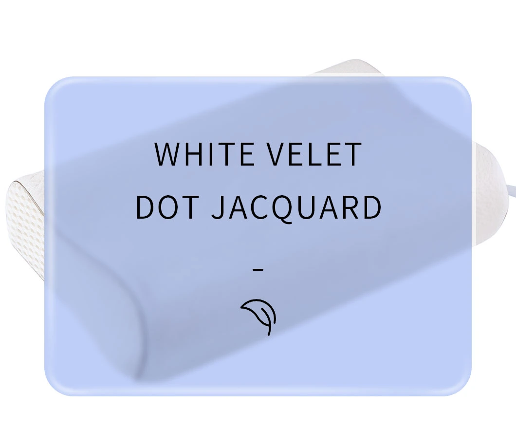 Protect Your Neck B Shape White Velvet Cover Pillow Filling Memory Foam