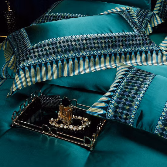 Juegos de edredones King Queen de lujo, juegos de cama de sábanas malas, colecciones de juegos de cama de edredón y edredón