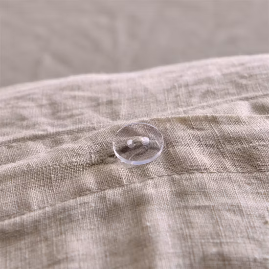 Juegos de sábanas de lino francés de color natural con lavado súper suave