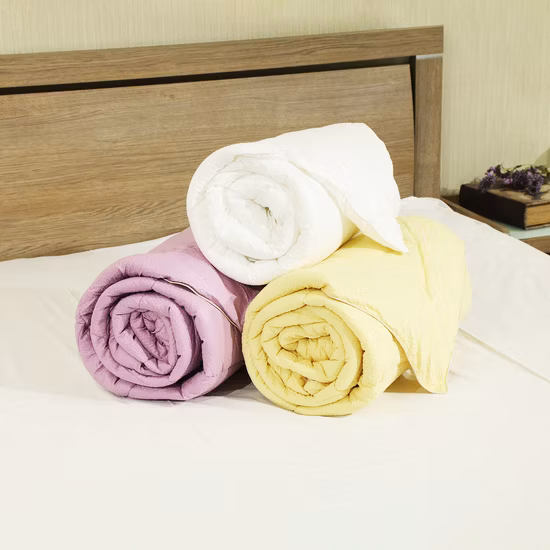 Edredón/edredón de relleno de poliéster alternativo de plumón de microfibra Seersucker de fábrica nueva de China