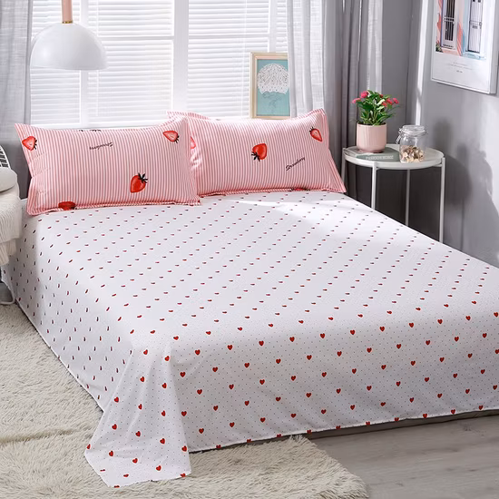 Juego de cama con funda nórdica y funda de almohada de nuevo diseño personalizado