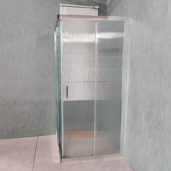 Orificios de drenaje de succión Ducha transparente Baño de seguridad No